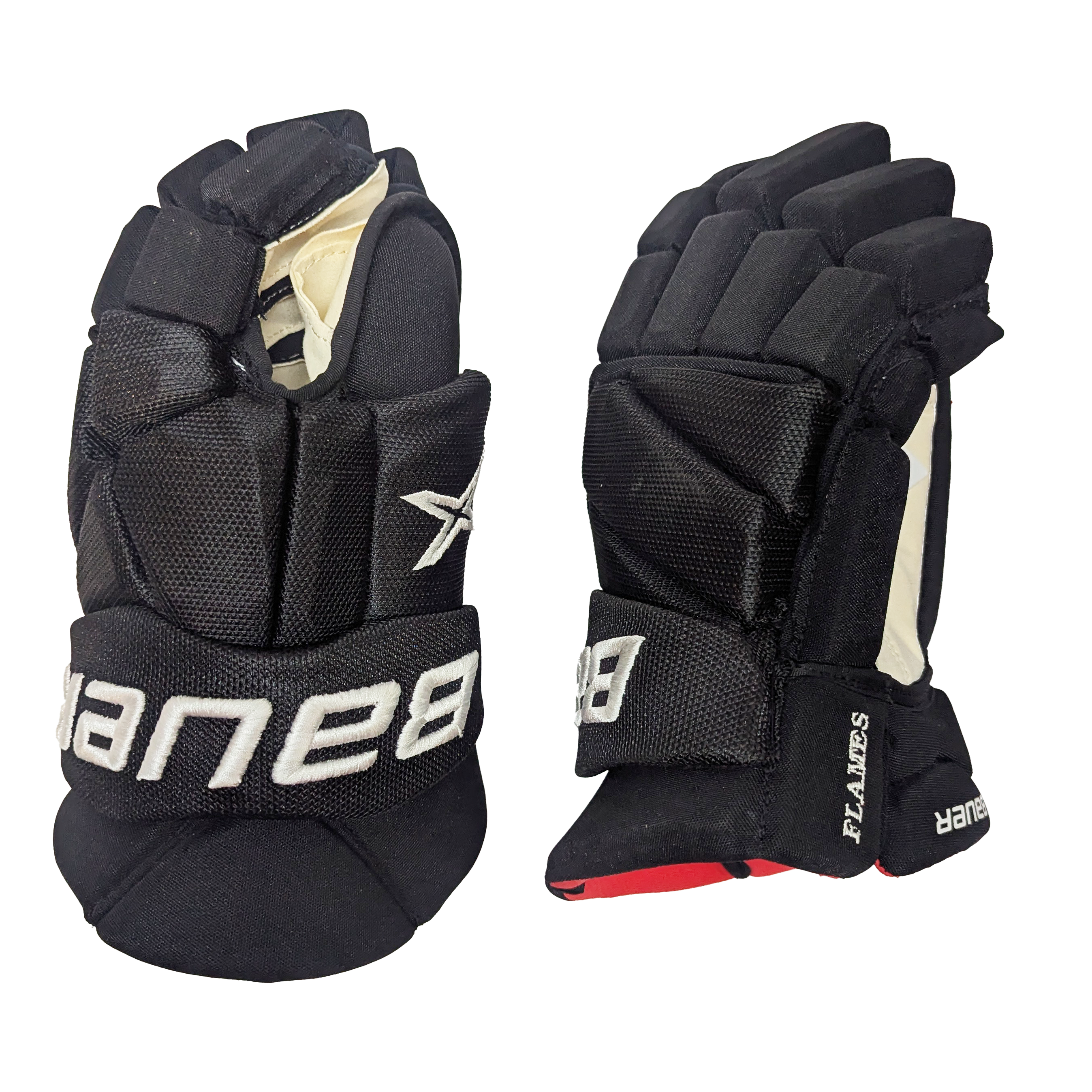 Bauer Vapor 2X Pro - NHL Pro Stock Glove - Calgary Flames (Black)